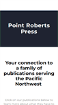 Mobile Screenshot of pointrobertspress.com